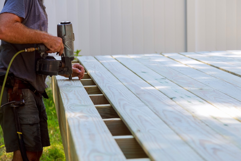 backyard wood deck repair handyman service holmdel new jersey